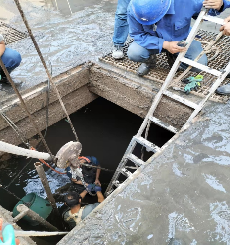 市產投集團城東污水處理公司加強設備檢修維護確保汛期平穩(wěn)運行(圖2)